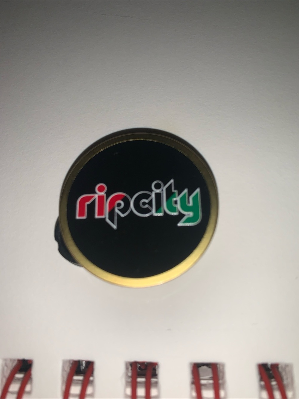 Portland trailblazers African heritage event night commemorative pin